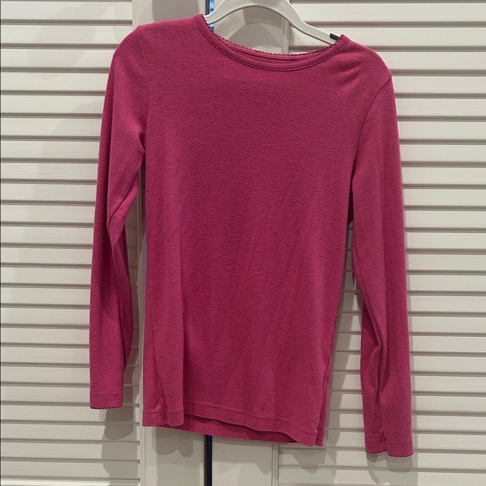 Mini Boden Vibrant Pink Knit Top